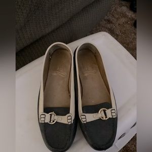 Aerosoles Dual Color Buckle Loafers